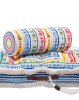 Present Tense Cushion - Animalia & Rainbow Ribbons