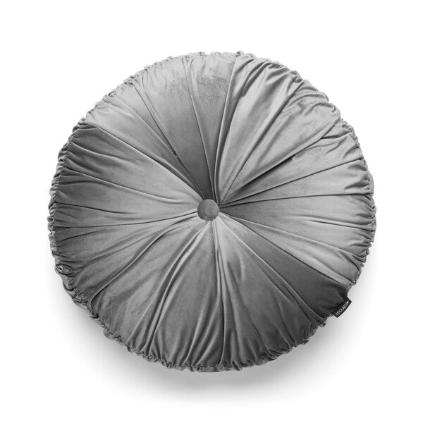 Ruched Tuffet - Graphite