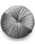 Ruched Tuffet - Graphite